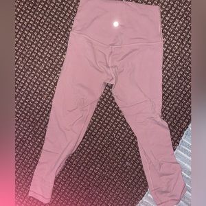 23” light pink/nude color lululemon align leggings